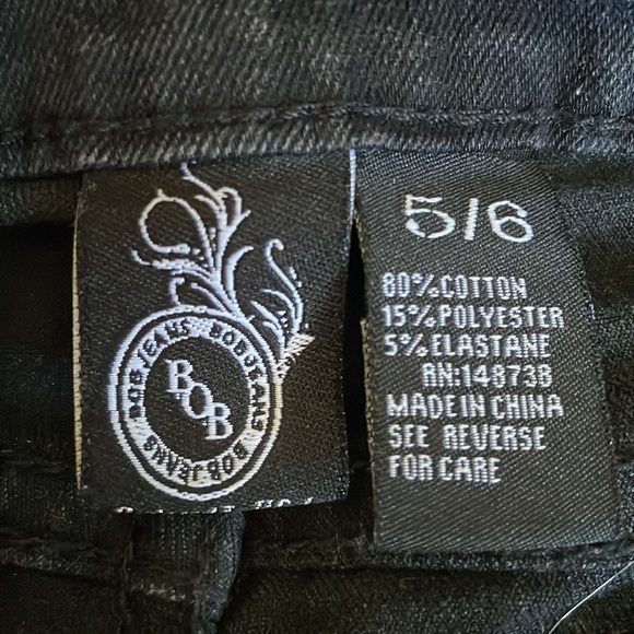 BobJeans Black Distressed Jeans - Picture 5 of 5